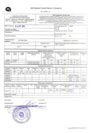 Сертификат на дюралевые прутки Д16Т